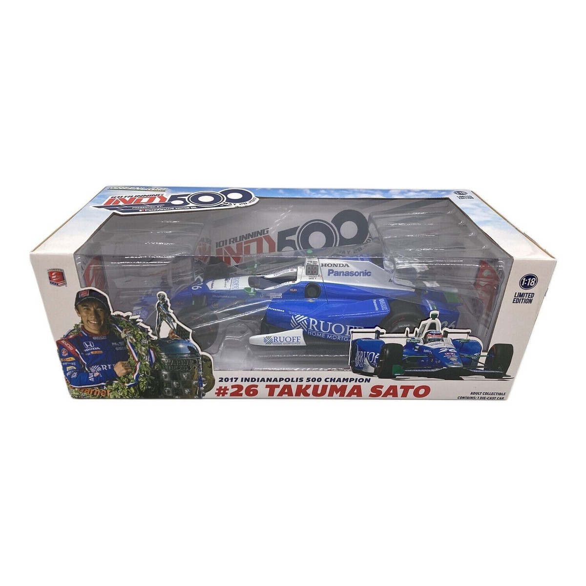 GREENLIGHT 1/18 GL11020 2017 INDIANAPOLIS 500 CHAMPION