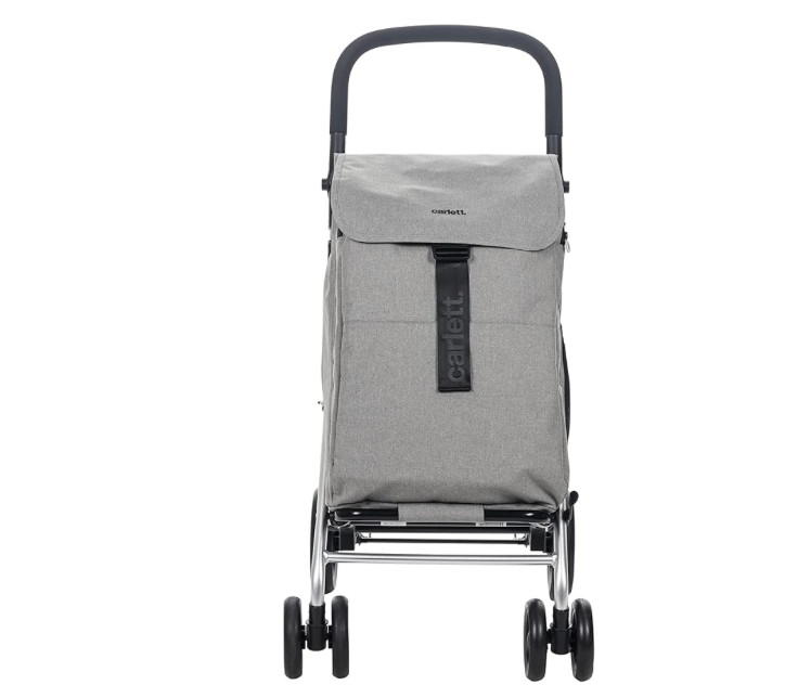 Carlett - Carro de la Compra, Carrito Plegable para Supermercado, con 4 Ruedas