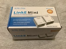 BRITE VIEW LINKE MINI ETHERNET ADAPTER 500 MBPS BVP-5100D NEW OPEN BOX