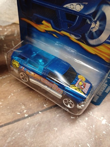 Hot Wheels Work Crewsers Dodge Ram 1500 Truck blau Wolfman Pizza Diecast #138 - Bild 3 von 5