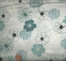 Birds and Blooms blue floral Benartex fabric