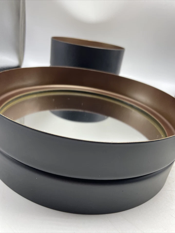 Juego de 4 espejos domo decorativos FROMO ojo de buey redondo moderno decoración del hogar contemporáneo NUEVO Foto 4 de 4