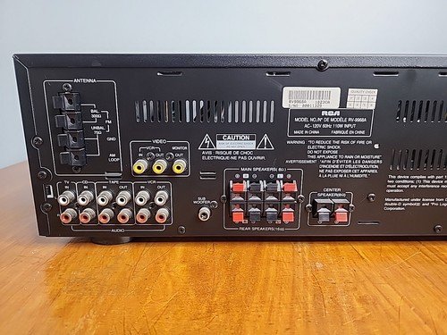 RCA RV-9968A Home Theater Receiver Surround Sound Pro Logic Tested No Remote - Picture 12 of 18