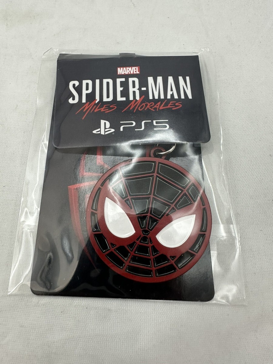 New Spiderman Miles Morales Keychain Sealed New Promo PlayStation