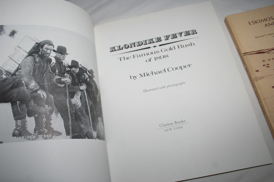 6 Alaska books history Klondike Oil and Amulets Trail to North Star