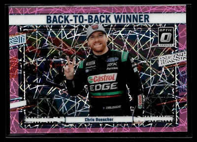 2024 Panini Donruss Racing Pink Velocity Optic #173 Chris Buescher  /79