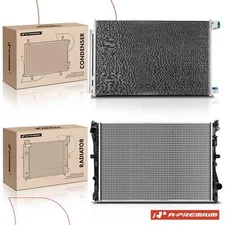 Radiator & A/C Condenser Cooling Kit for Mercedes-Benz C300 C350e C400 C43 AMG