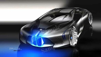 BMW Vision Next 100 Concept Design High Res Wall Decor Print Photo Poster
