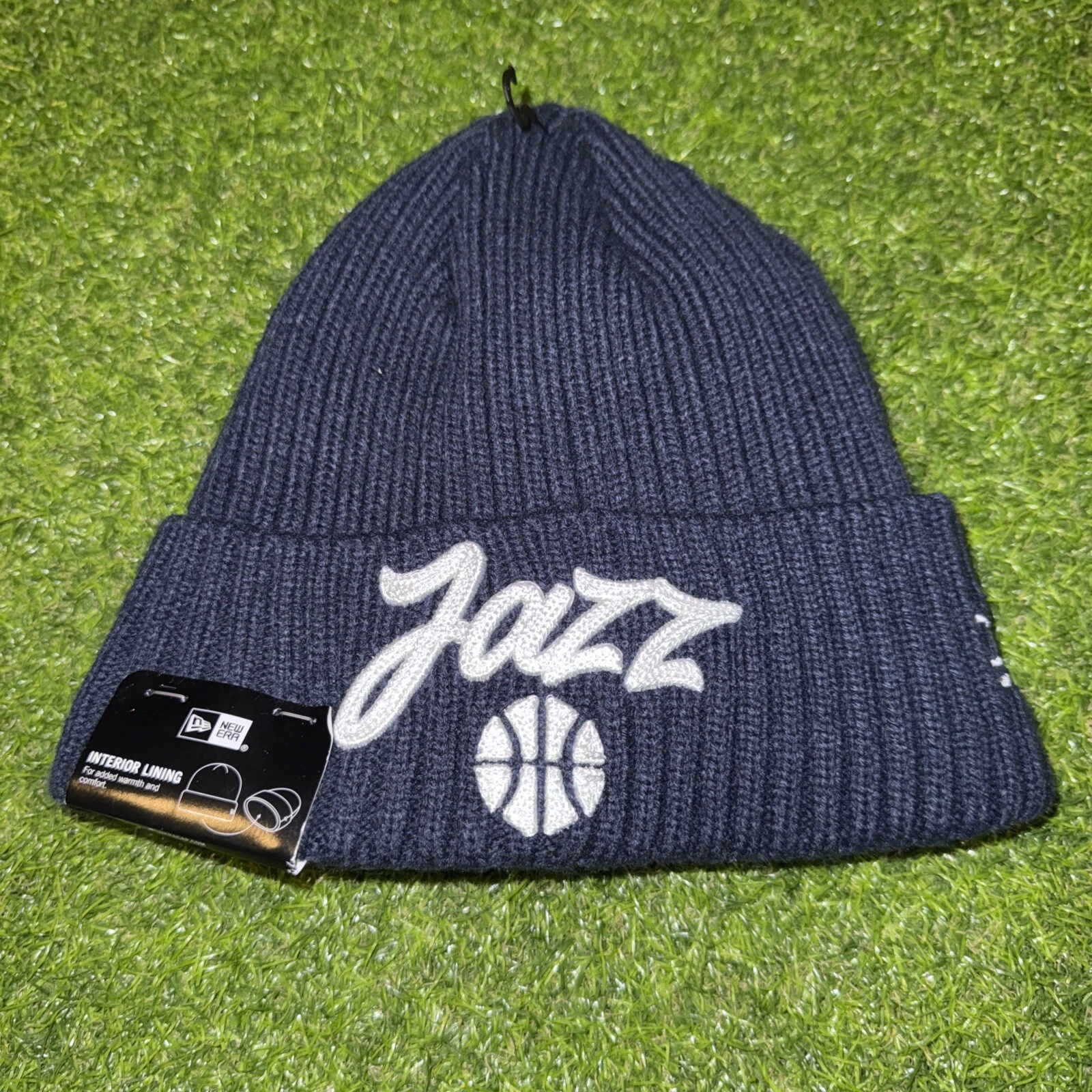 NEW ERA | Utah Jazz ~ Cuff Knit | One size | NBA NEW ERA NAVY BLUE NWT