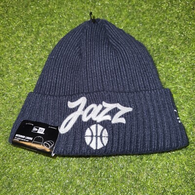 帽子 [0] Navy Utah Jazz Bering Cuffed Knit NEW ERA | Utah Jazz ~ Cuff Knit | One size | NBA NEW ERA