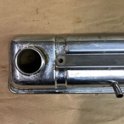 Original Triumph TR4 TR4A Valve Cover Cam Cover Chrome OEM - Picture 2 of 10