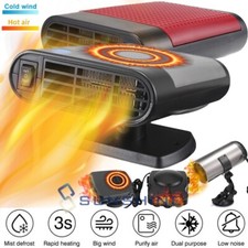 500W Electric Car Heater Heating Fan  Defogger Defroster Plug Cigarette Lighter