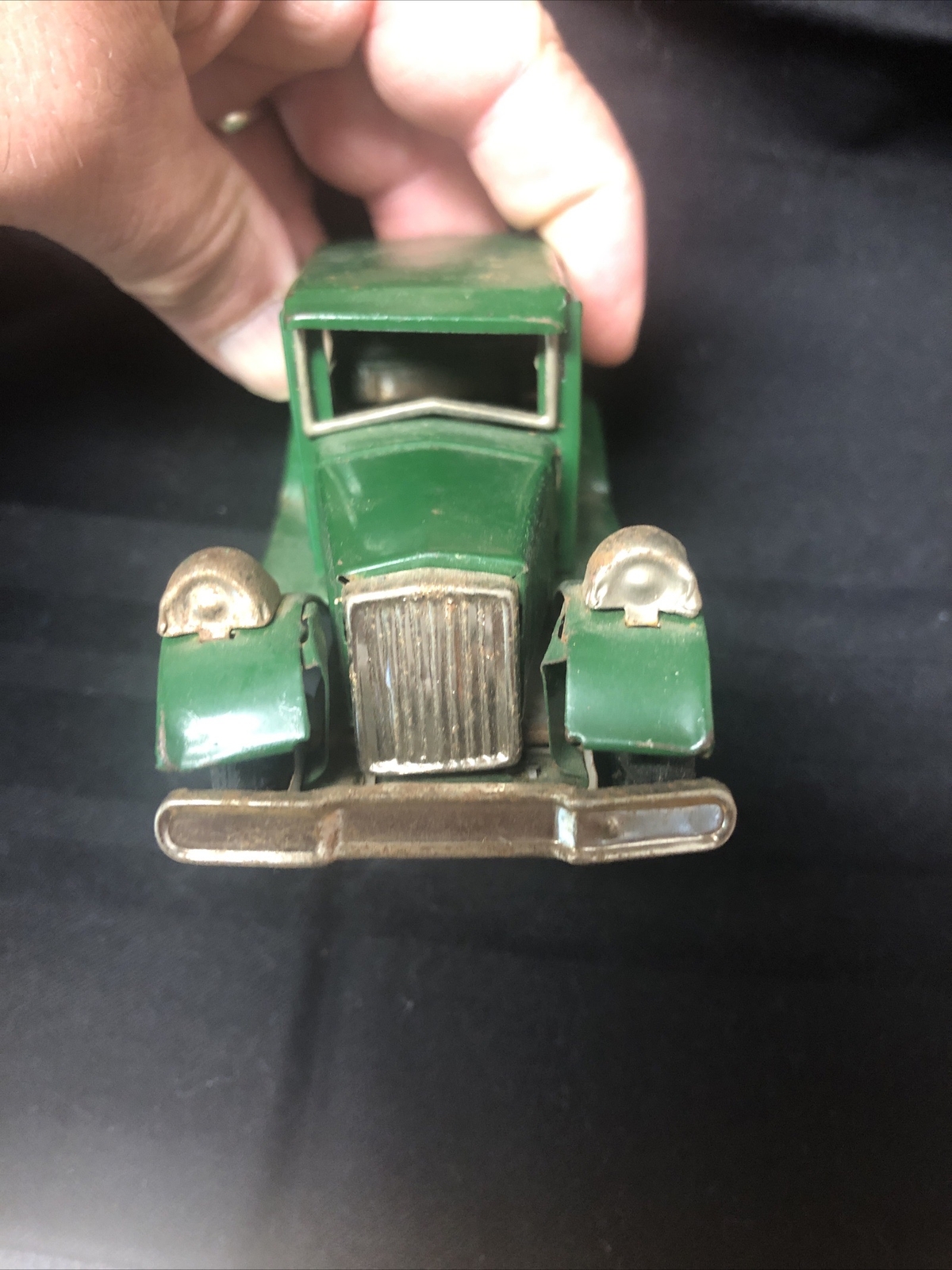 Vintage 1950s Marx Untouchables playset Rolls Royce Tin friction car