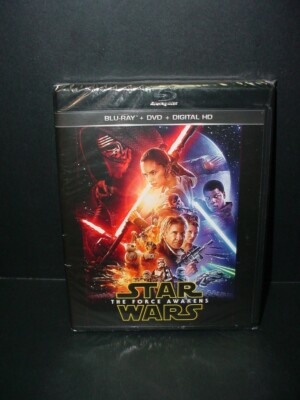 (EV052) NEW FS Blu-Ray + DVD  STAR WARS The Force Awakens