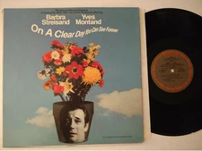 BARBRA STREISAND LP ON A CLEAR DAY...1970 COLUMBIA MASTERWORKS S 30086 1ST PRESS