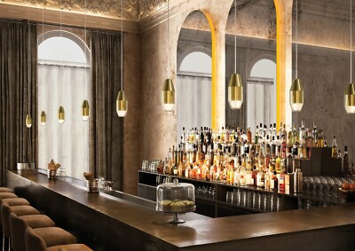 KDLN Pendelleuchte Yuma Design E27 Glas/Metall Dimmbar David Pompa aus Italien