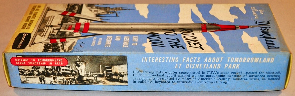 1955 WALT DISNEY STROMBECKER D-27 100 ROCKET TO THE MOON 1955 WALT DISNEY STROMBECKER D-27 100 ROCKET TO THE MOON