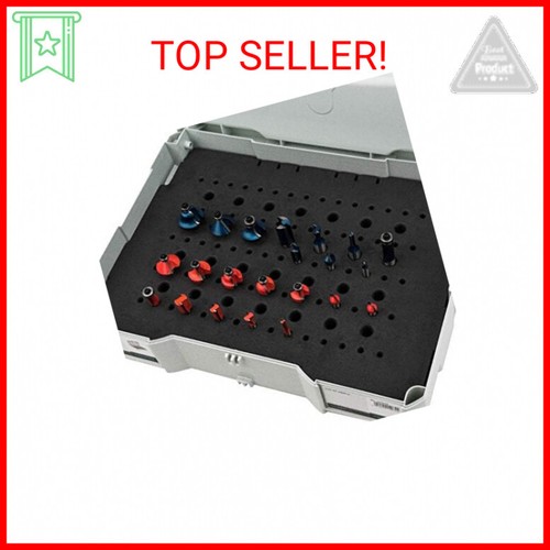 POWERTEC Router Bit Tray Organizer for Festool Systainer SYS 1 & Tanos ...