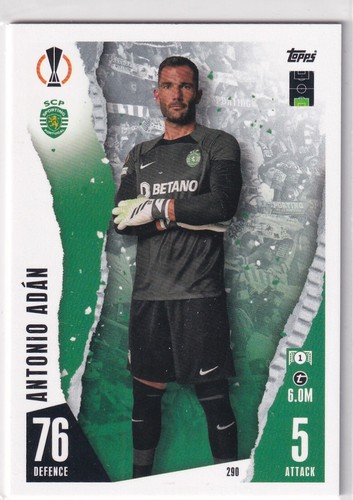 Topps Match Attax Champions League 23/24 N°290 Antonio Adan - Photo 1 sur 1