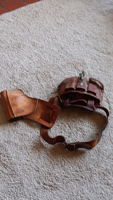 #ad Craftsman amp; Nicholas Top Grain Cowhide Tool Belt Pouch Set with Hammer Holder $50.00