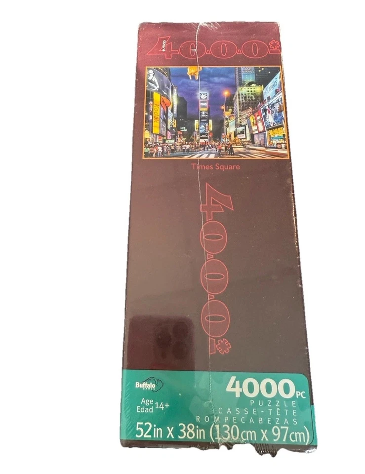 Brand New Sealed Buffalo Games NY Times Square 4000 Pc Jigsaw Puzzle - Image 2 of 4