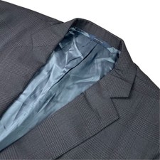 Brooks Brothers Men's Regent Lanificio Wool Blazer Blue Plaid   Italy   42R