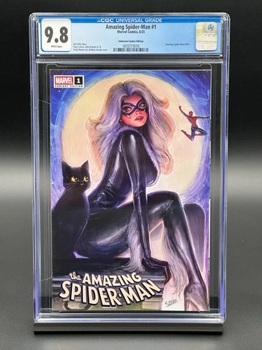 Amazing Spider-Man #1 CGC 9.8 (2025) - Black Cat - Szerdy Edition - LTD 3000