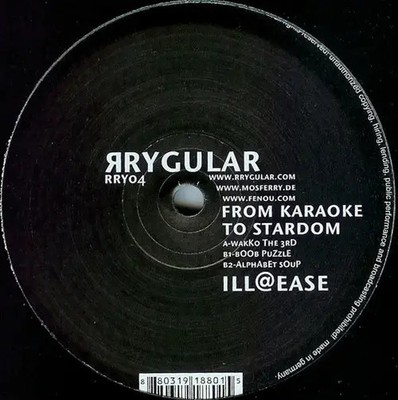 From Karaoke To Stardom Ill@Ease Vinyl Single 12inch Rrygular