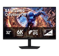 Samsung Odyssey G8 G80HS 32' 6K 165Hz 3K 330Hz Monitor LS32HG802ESXZA 2026 Model