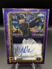 2025 Topps Chrome Nick Yorke RC AUTO Rookie PURPLE SPECKLE REFRACTOR /299