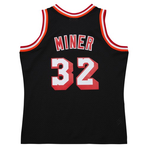 Men's Mitchell & Ness Harold Miner Black Miami Heat 1992/93 Hardwood Classics - Picture 3 of 6