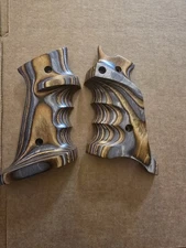 Volquartsen RIGHT HAND Ruger Mark 3 Brown Gray Laminated Wood Grips MK III II 2