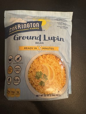 Carrington Farms - Ground Lupin Bean - Plain - 32 oz - 2 Pound (Pack of 1)  9/27