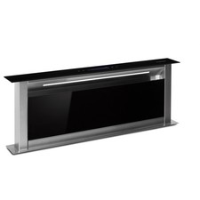 Dunstabzugshaube 90cm Umluft Abluft Downdraft Unterbau Edelstahl Filter 576m³/h