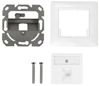 Logilink Unterputzdose FüR Keystone-Module, 3-Fach, Reinweiß