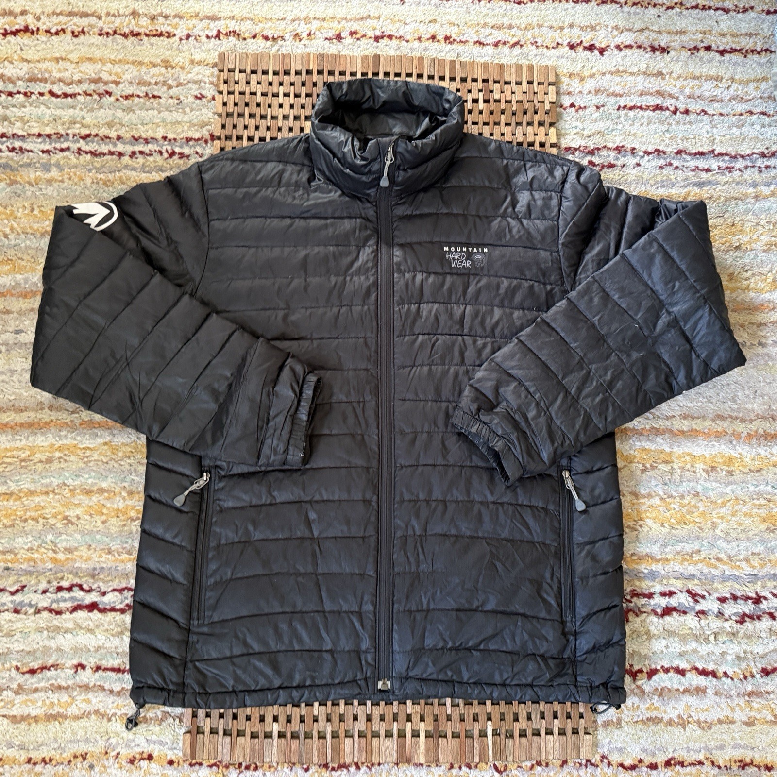 Mountain Hardwear Men’s Down Puffer Jacket Black Size XL 75/25 Down Lightweight
