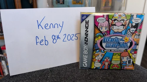 WarioWare, Inc.: Mega Microgame (Nintendo Game Boy Advance, 2003) Wario gba