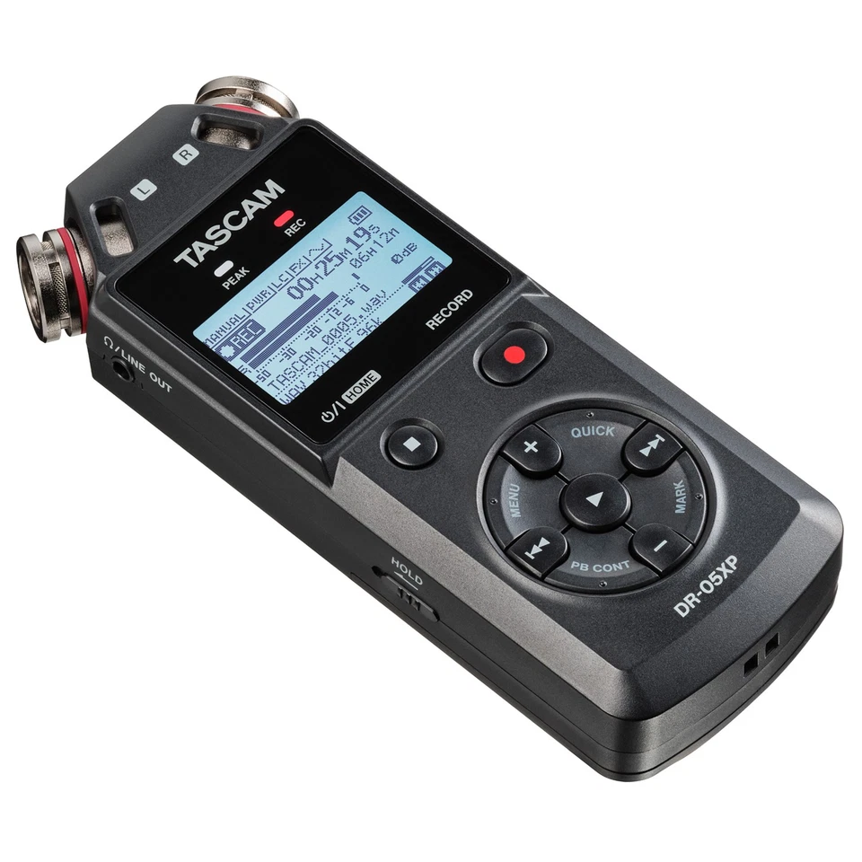 Tascam DR-05XP Audio-Recorder mit DR11CMK Zubehörset und keepdrum Kopfhörer - Bild 3 von 4
