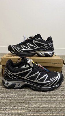 Salomon XT-6 GTX Waterproof Men's Running Shoes Black Silver US 9 EU 42 