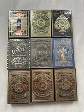 Lot of  9 Sealed Theory11  Artisan Black High Victorian Hutson Tycoon