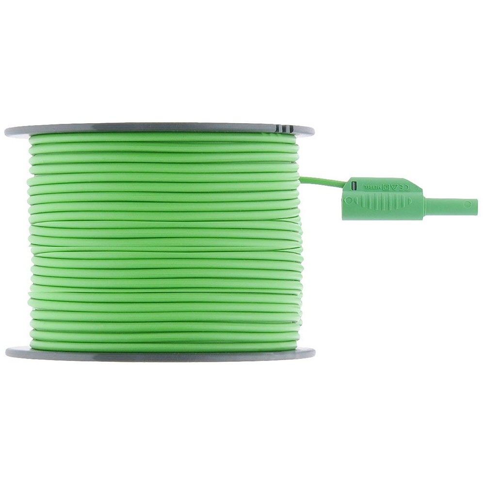Metrel Safety Test Lead 50m Green 4mm Jack-Jack