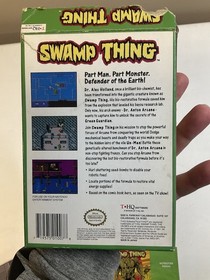 Swamp Thing Nintendo NES 1985 Tested Working Complete With Box Manual