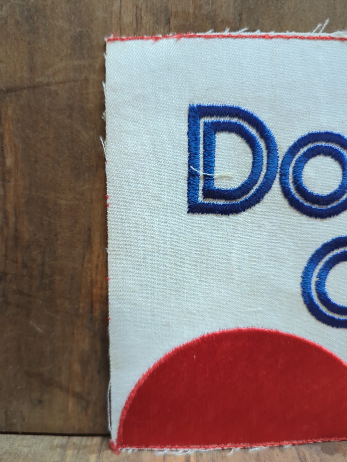 Vintage Double Cola Patch, 5.75" x 7.875"