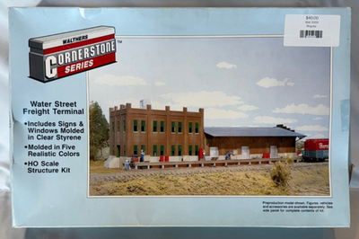 #ad #ad 🚂Walthers Cornerstone HO Water Street Freight Terminal Building Kit #3009🚂 $39.99