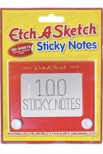 ETCH A SKETCH STICKY NOTES w/ 100 Sheets SELF-ADHESIVE STRIP Paladone NEW