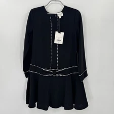 Pomander Place by Tuckernuck Women's Black Isabel Bow Dress sz S NWT