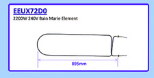 2200W GOLDSTAIN BAIN MARIE ELEMENT EEUX72D0