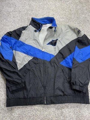 Vintage APEX ONE Carolina Panthers Jacket Size XL Full Zip NFL Football 90s
