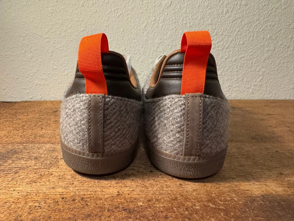 NEW Adidas Samba OG Fox Brothers Tweed Brown Men's US 10.5 NO BOX - Image 4 of 4