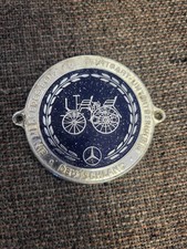 Mercedes Benz Grill Badge European Delivery Program Stuttgart-Germany Vintage